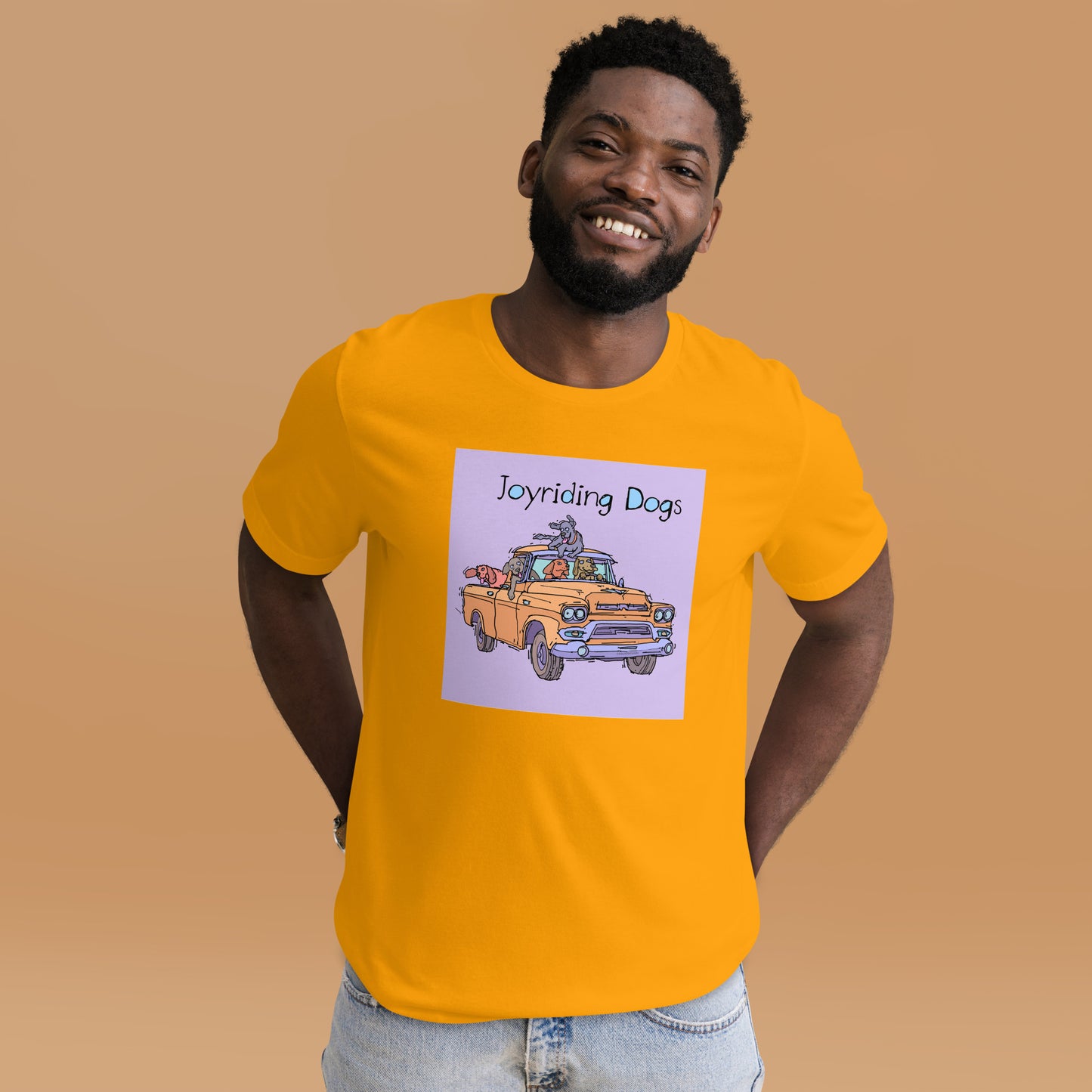 Joyriding Dogs - Yellow Pickup - Unisex t-shirt
