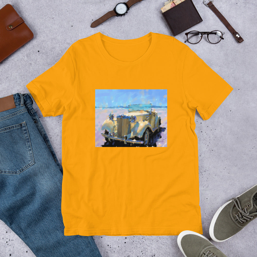 MG Car with background - Unisex t-shirt
