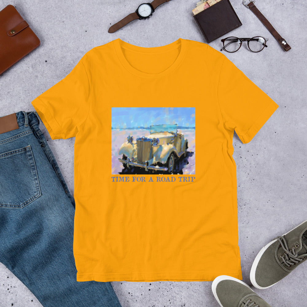 Time for a Road Trip - MG - Dark Font - Unisex t-shirt