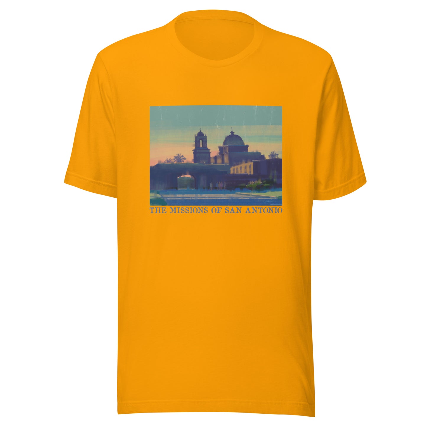 Missions of San Antonio - Dark Font - Unisex t-shirt