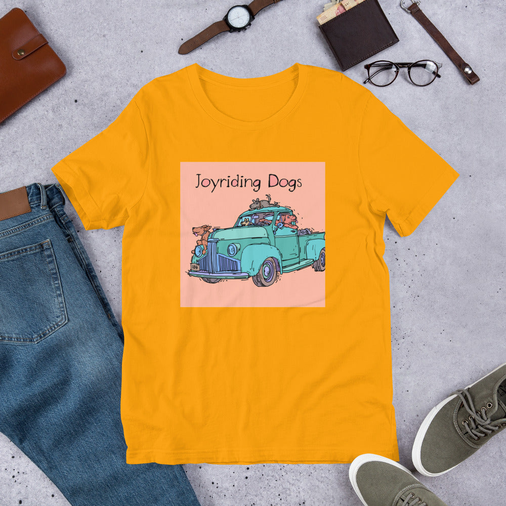 Joyriding Dogs - Green Pickup - Unisex t-shirt