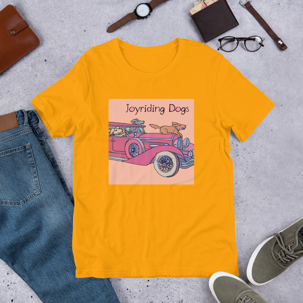 Joyriding Dogs - Red Duesenberg - Unisex t-shirt