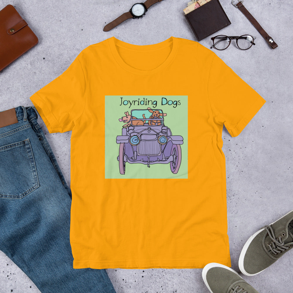 Joyriding Dogs - Violet Car - Unisex t-shirt