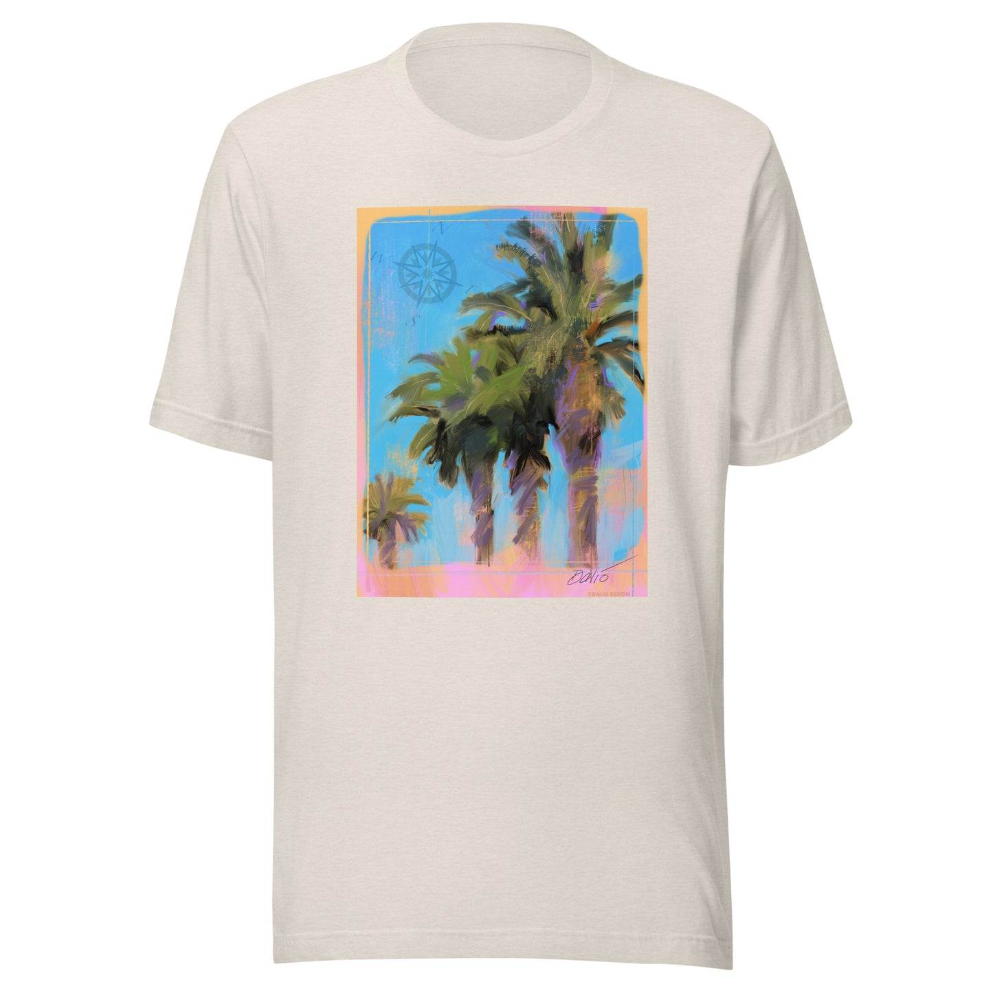 Palm Trees - no text - Unisex t-shirt