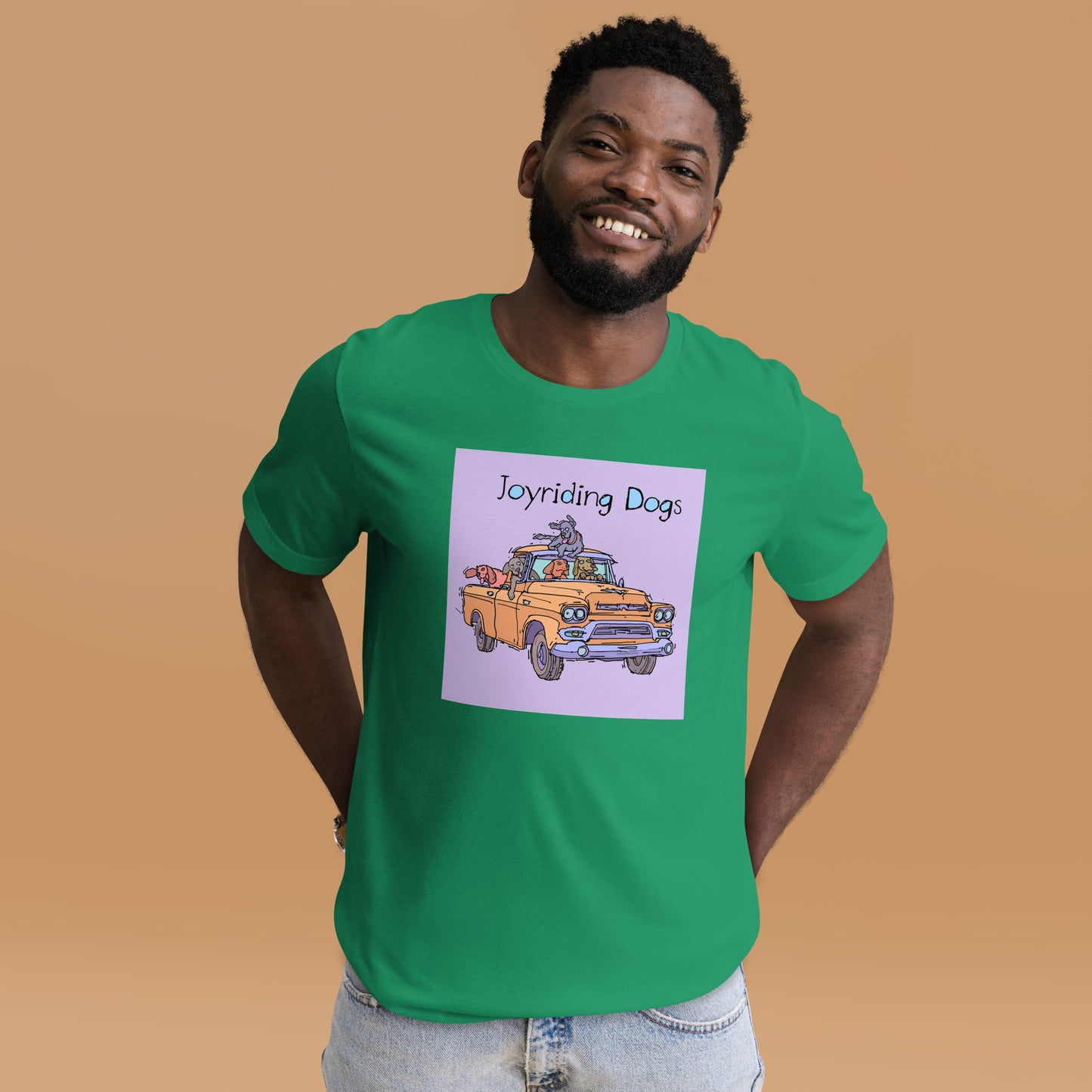 Joyriding Dogs - Yellow Pickup - Unisex t-shirt