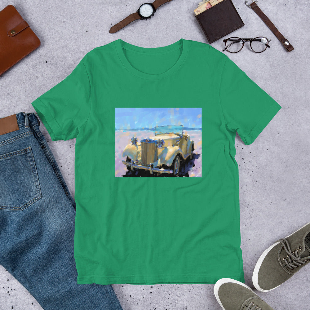 MG Car with background - Unisex t-shirt