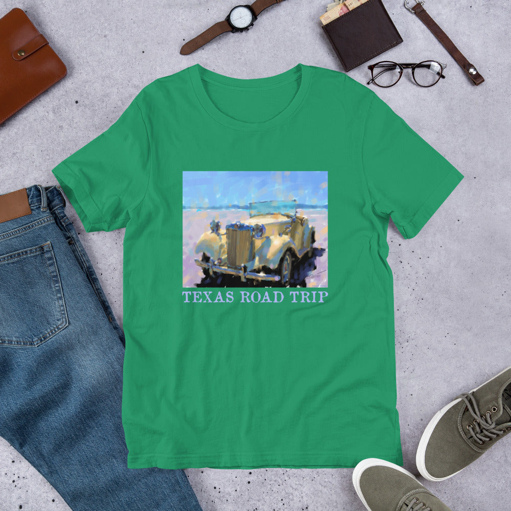 Texas Road Trip - MG - Light Font - Unisex t-shirt