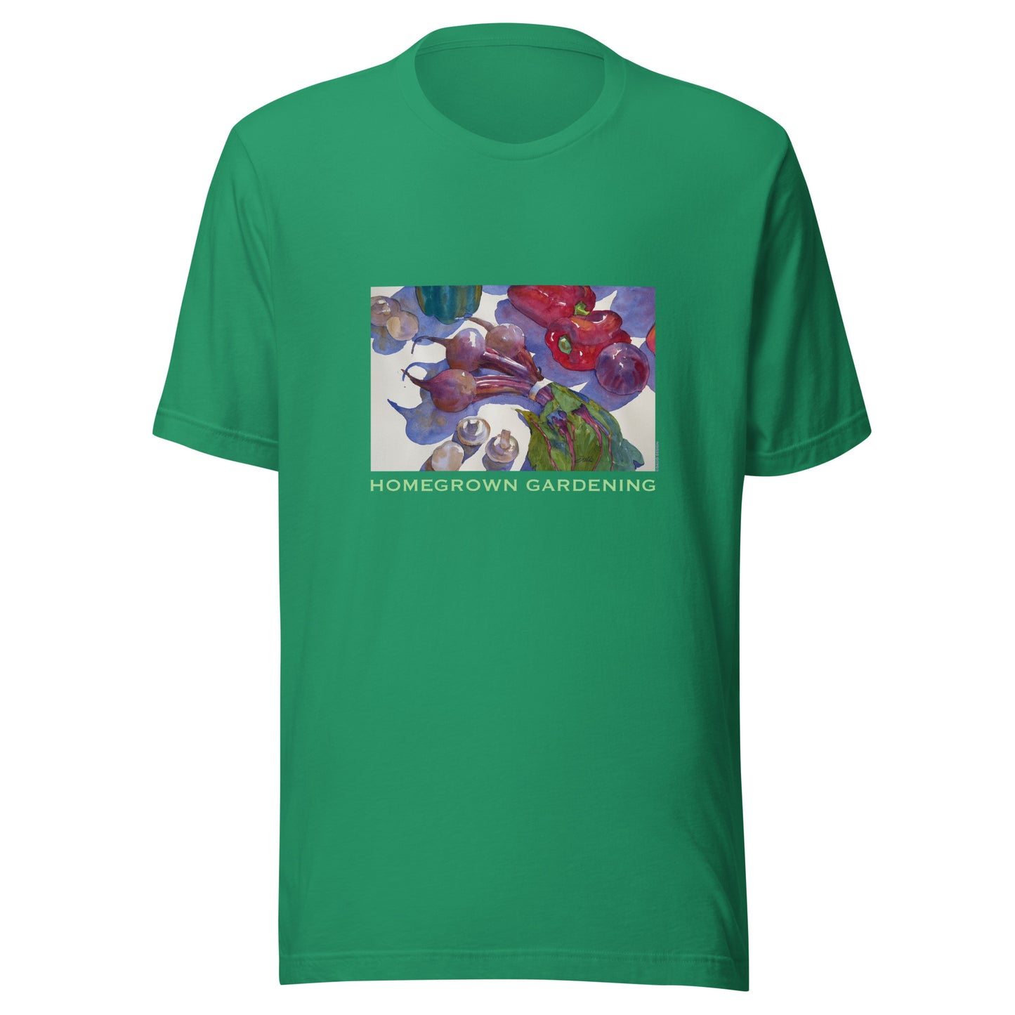Homegrown Gardening - Light Font - Unisex t-shirt