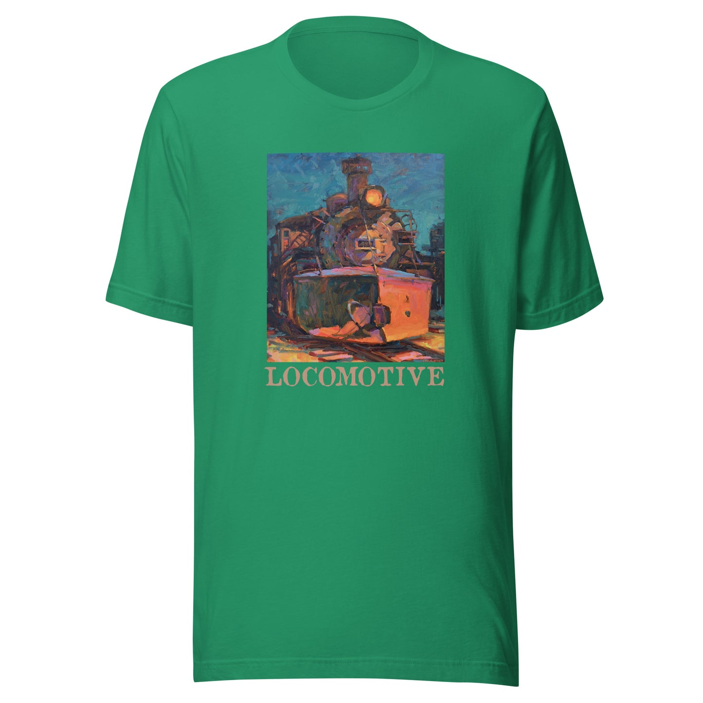 Cumbres Toltec Locomotive - text - Unisex t-shirt
