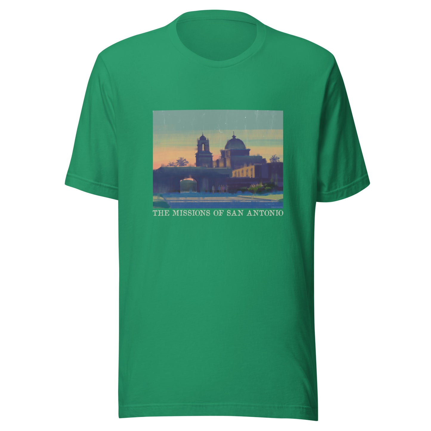Missions of San Antonio - Light Font - Unisex t-shirt