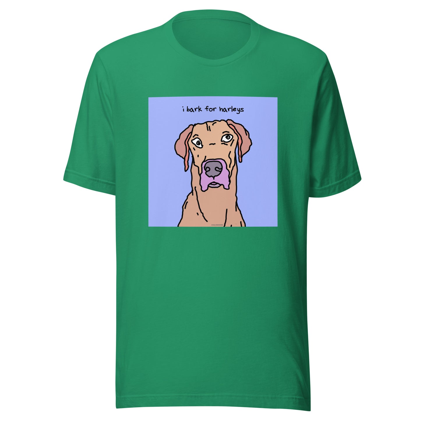 I Bark for Harleys - Unisex t-shirt