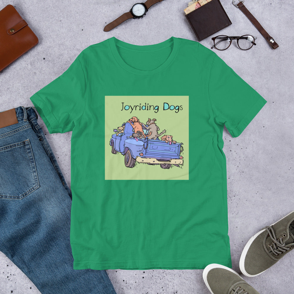Joyriding Dogs - Blue Pickup - Unisex t-shirt