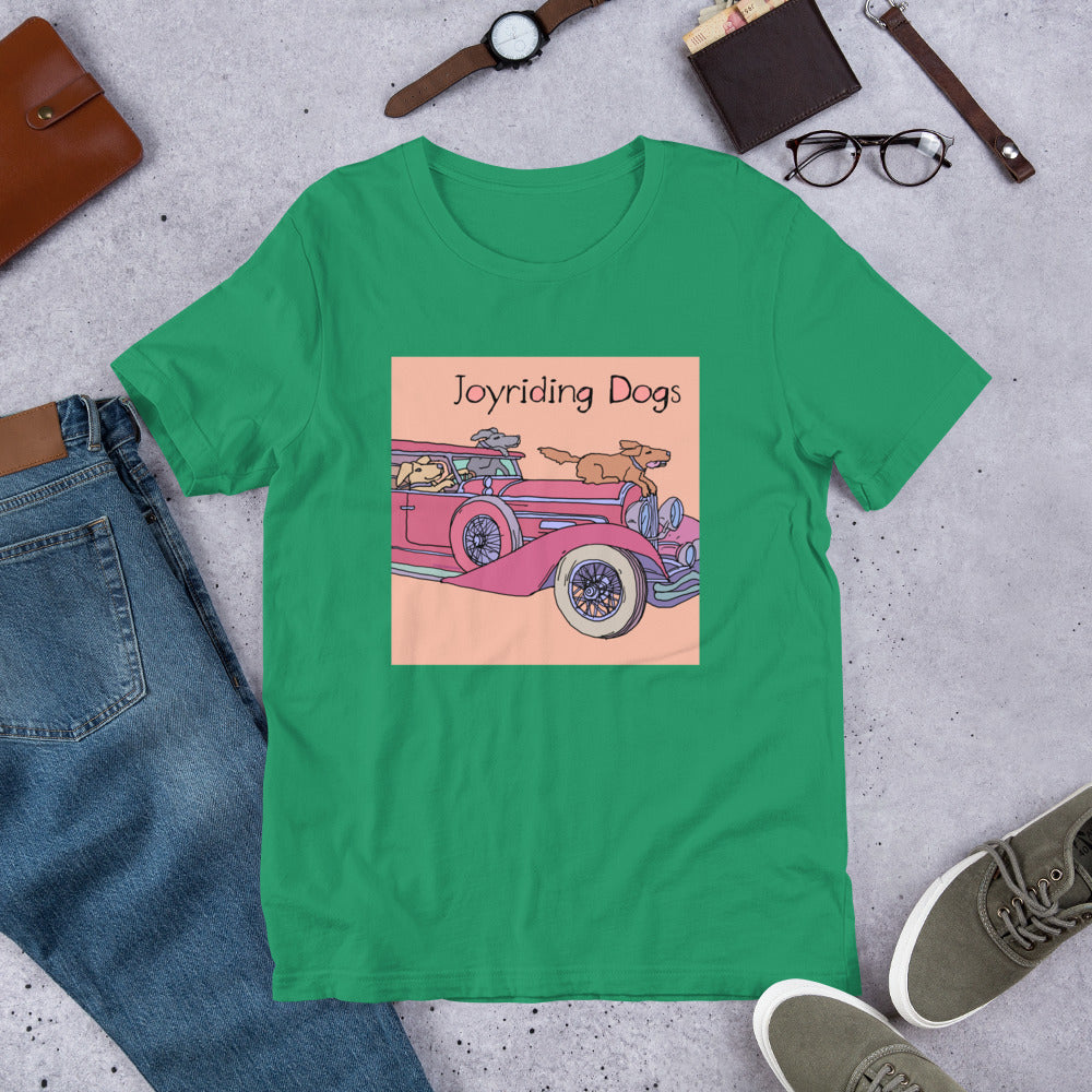 Joyriding Dogs - Red Duesenberg - Unisex t-shirt