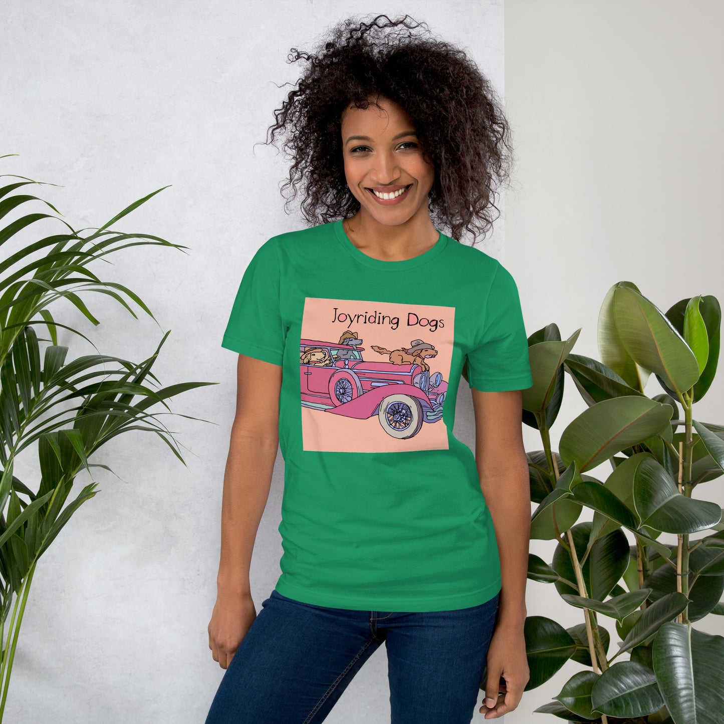 Cowboy Joyriding Dogs - Red Duesenberg - Unisex t-shirt