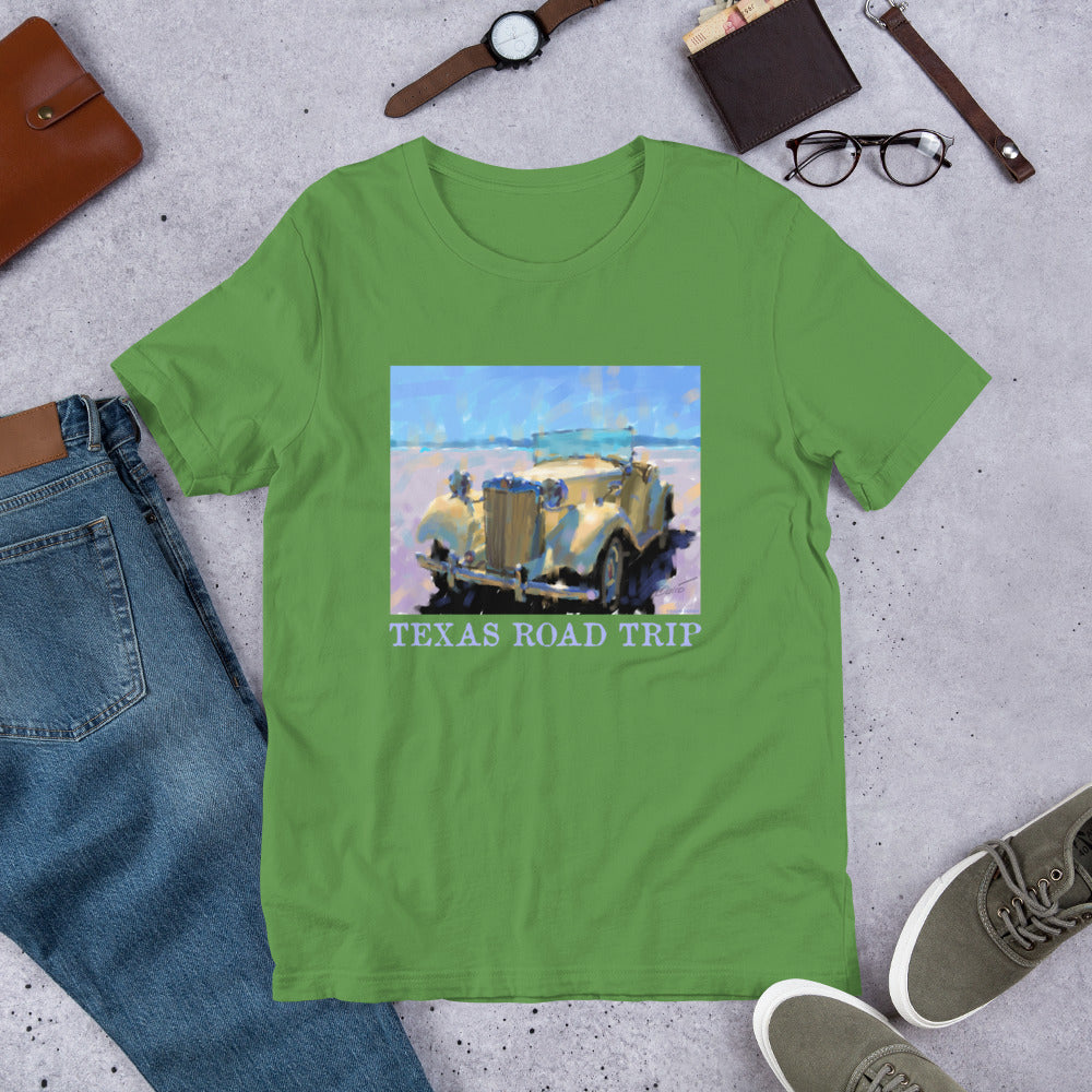 Texas Road Trip - MG - Light Font - Unisex t-shirt
