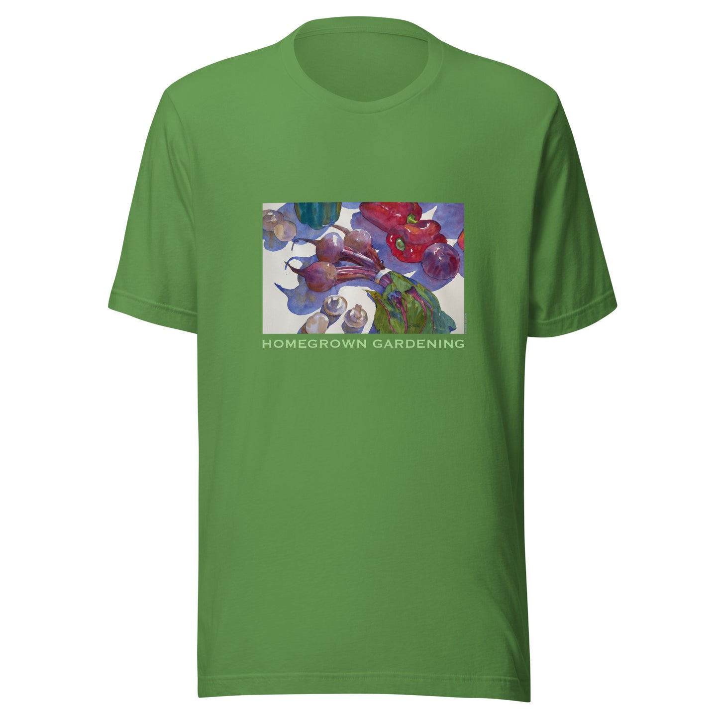 Homegrown Gardening - Light Font - Unisex t-shirt