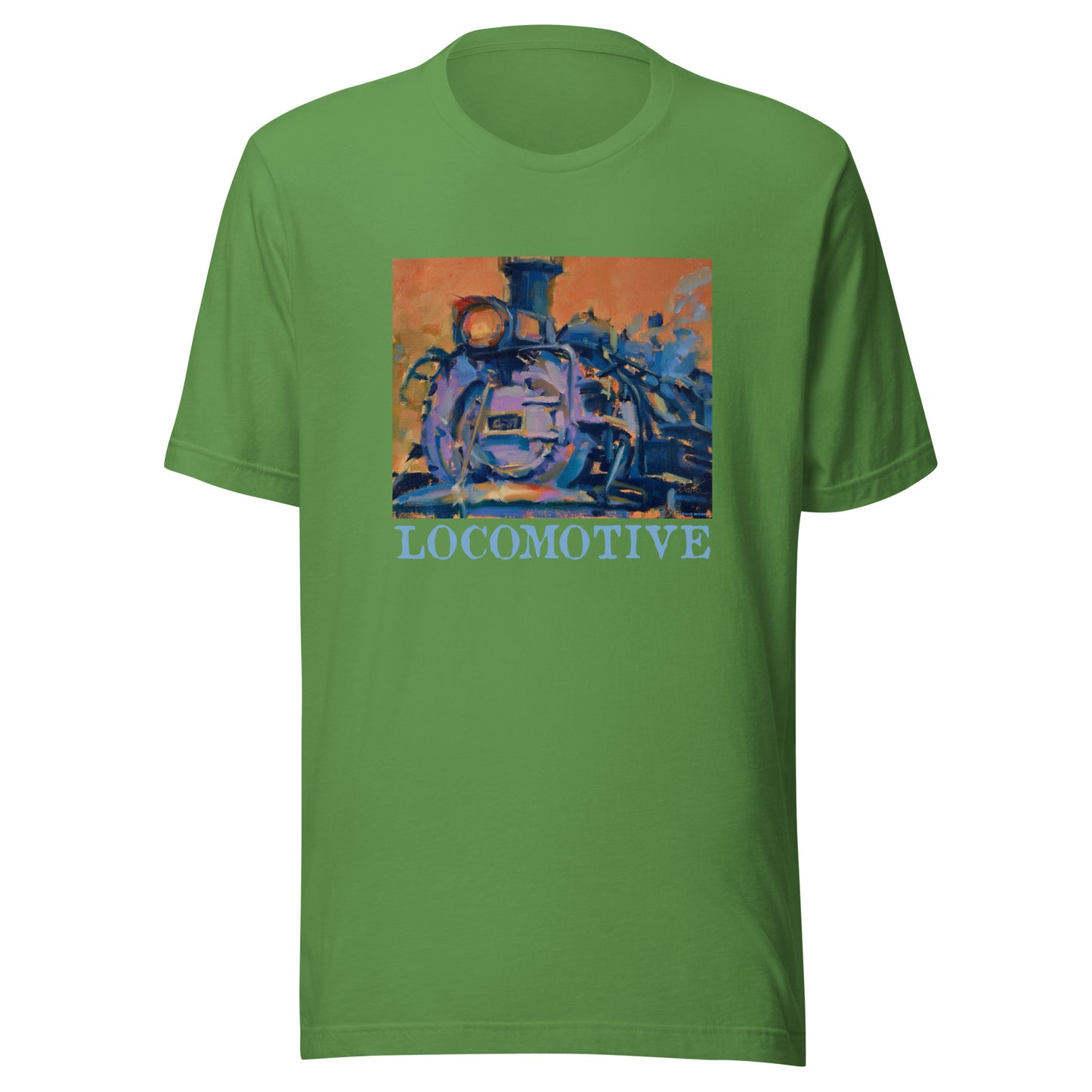 Engine 487 - Locomotive text - Unisex t-shirt