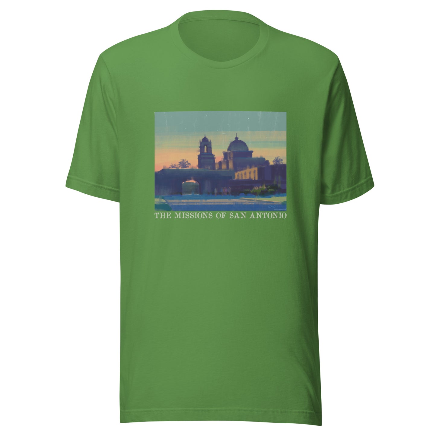 Missions of San Antonio - Light Font - Unisex t-shirt