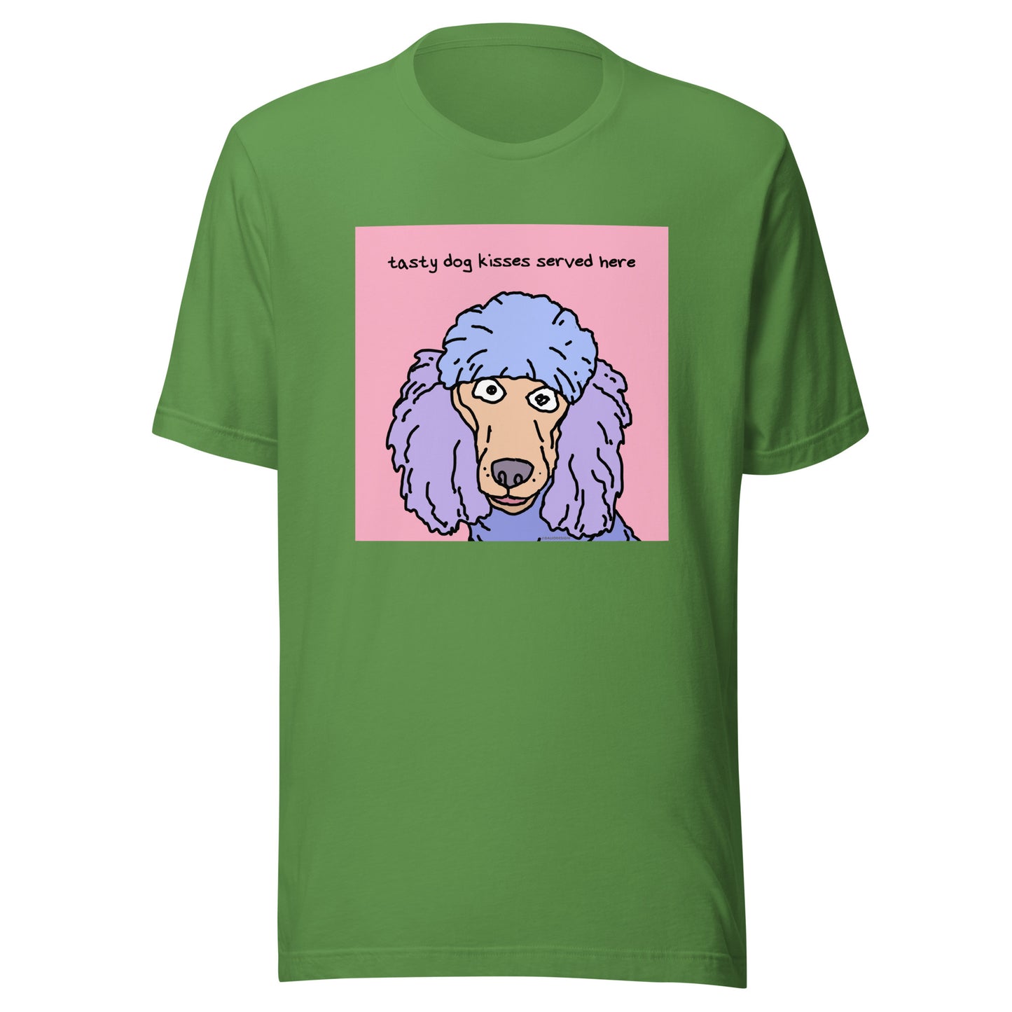 Tasty Dog Kisses Served Here - Unisex t-shirt