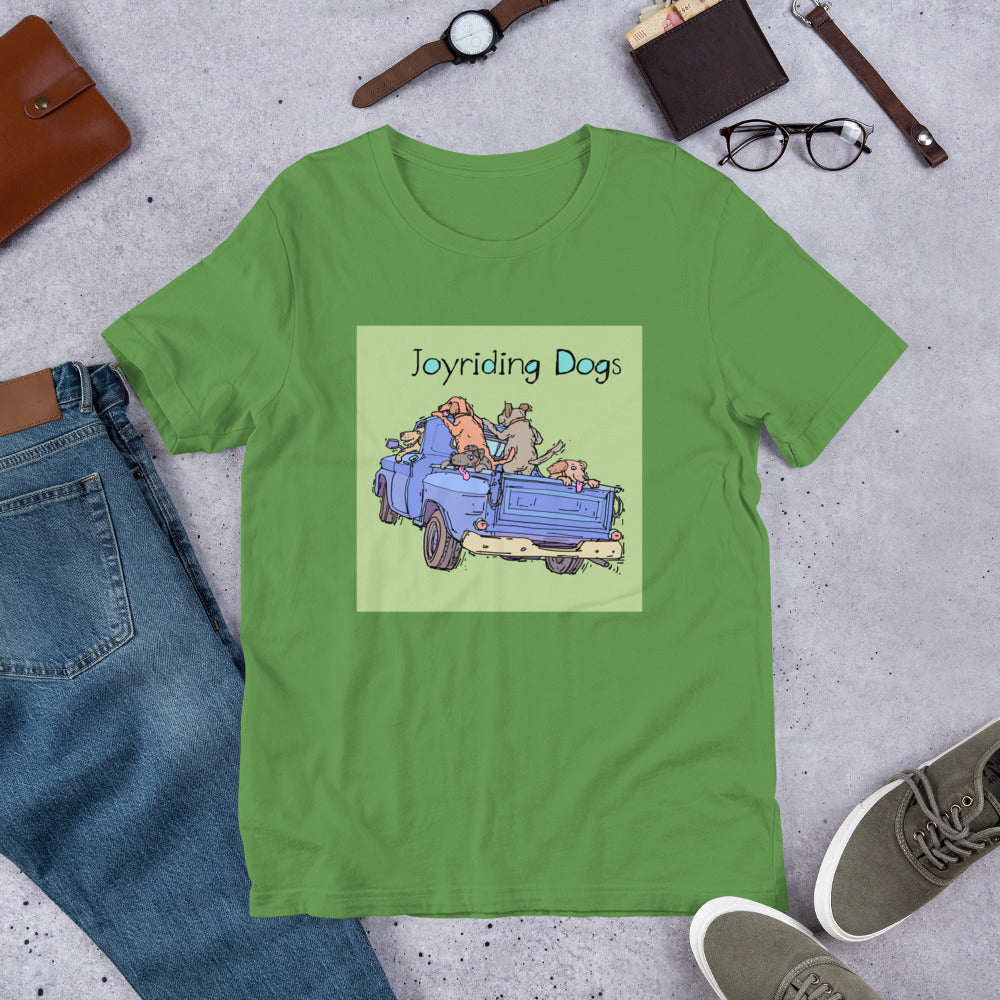 Joyriding Dogs - Blue Pickup - Unisex t-shirt
