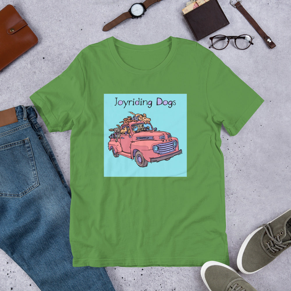 Joyriding Dogs - Red Pickup - Unisex t-shirt
