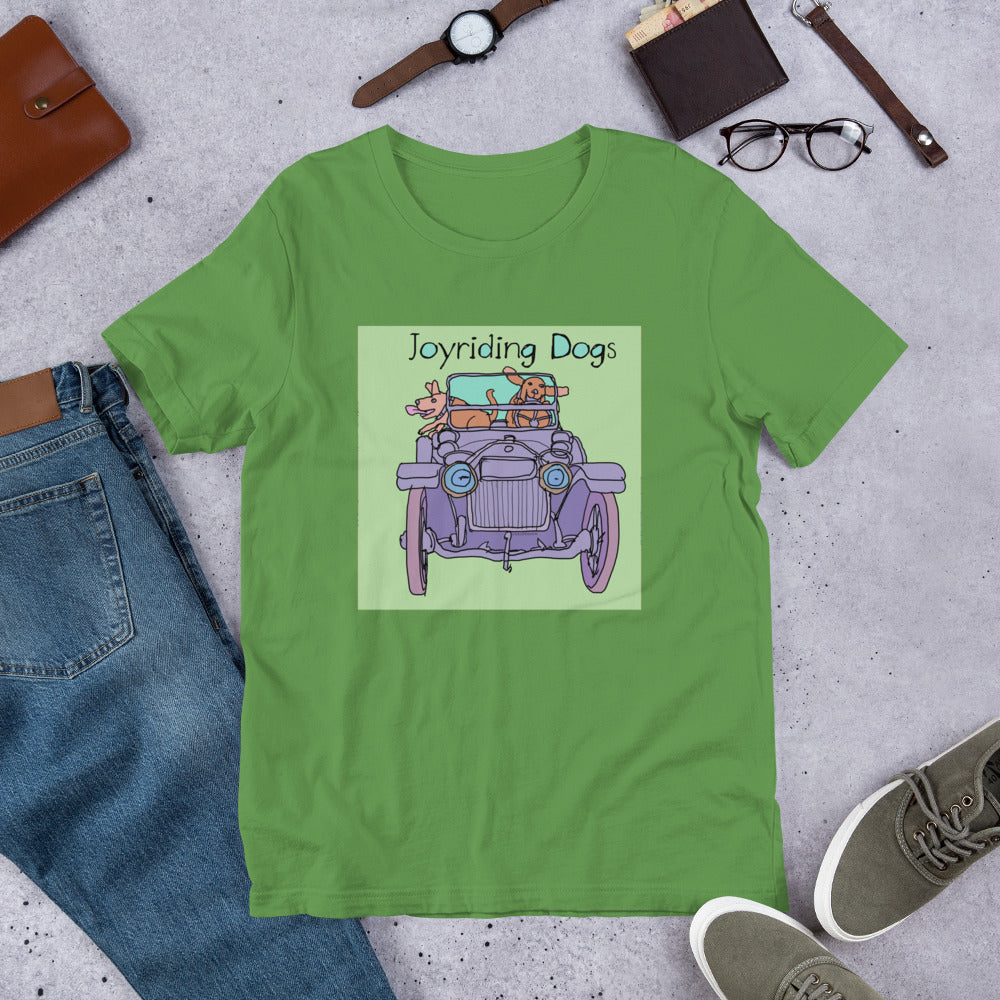 Joyriding Dogs - Violet Car - Unisex t-shirt