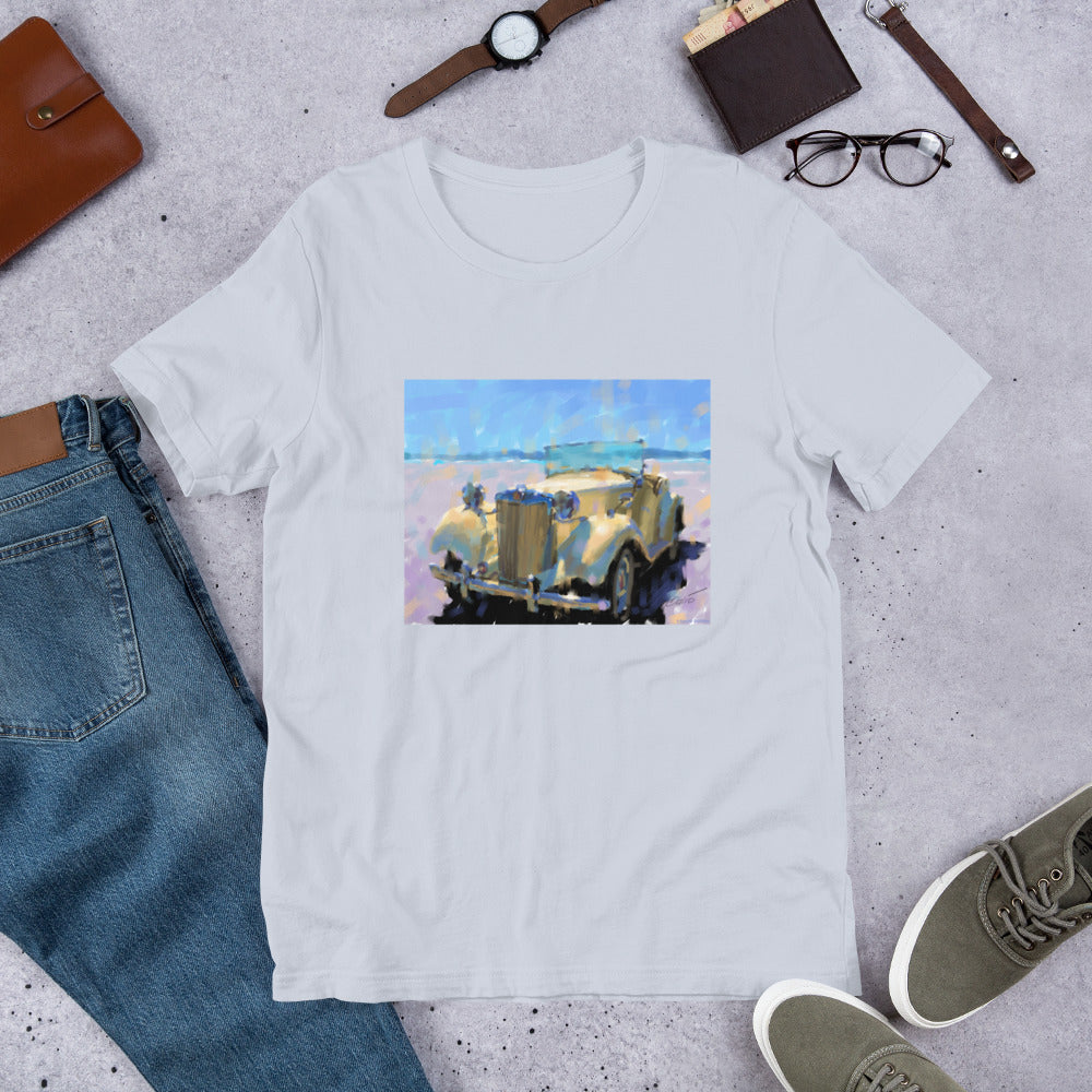 MG Car with background - Unisex t-shirt