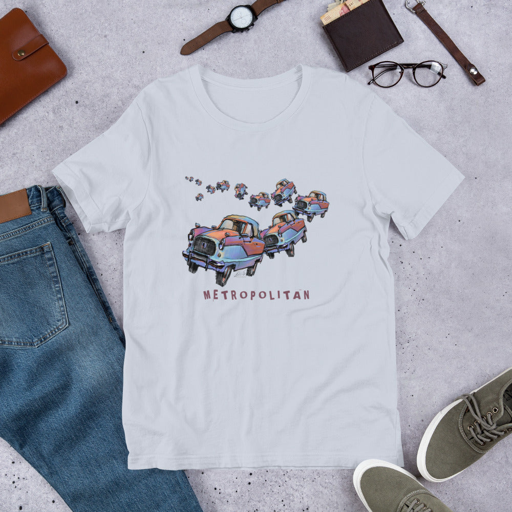 Metropolitan Car Parade - Dark Font - Unisex t-shirt