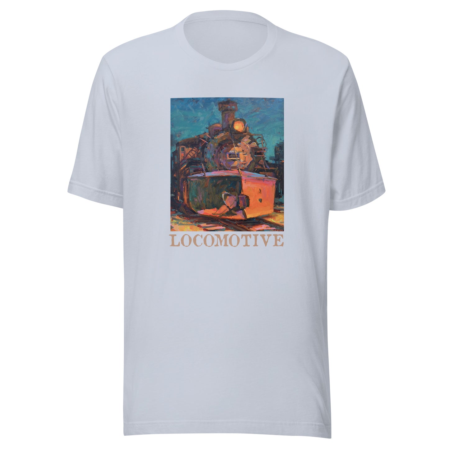Cumbres Toltec Locomotive - text - Unisex t-shirt