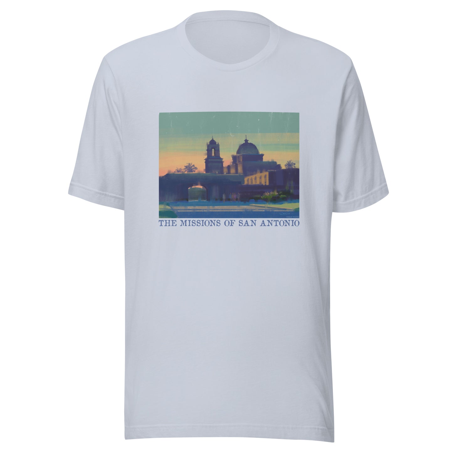 Missions of San Antonio - Dark Font - Unisex t-shirt