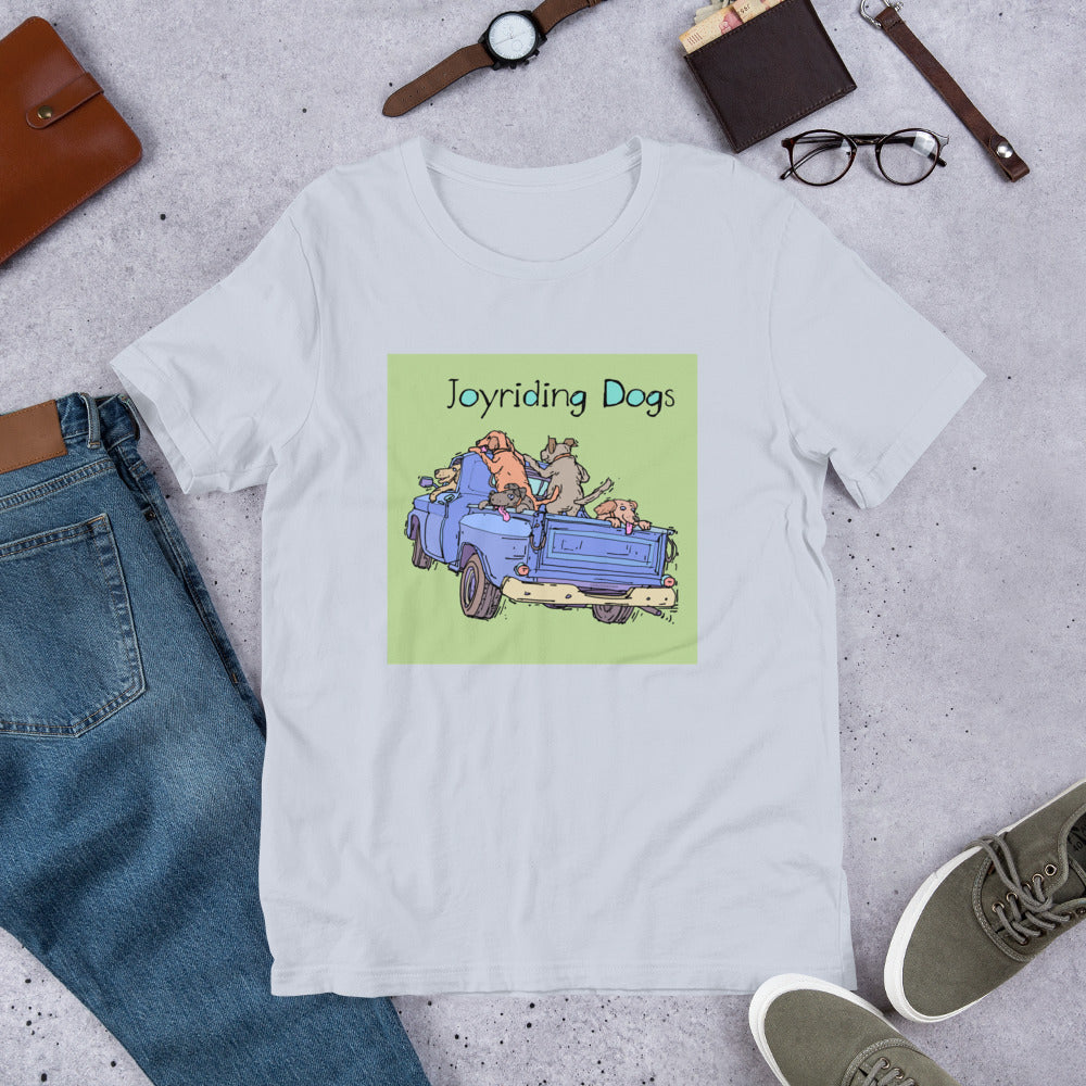 Joyriding Dogs - Blue Pickup - Unisex t-shirt