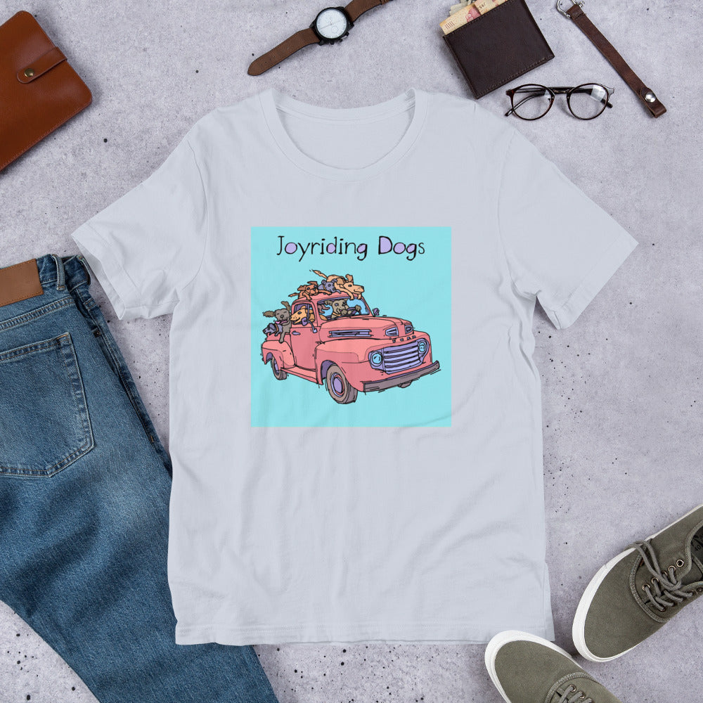 Joyriding Dogs - Red Pickup - Unisex t-shirt