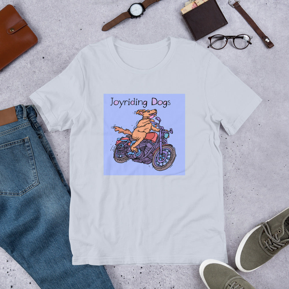 Joyriding Dogs - One Rider Red Motorcycle - Unisex t-shirt
