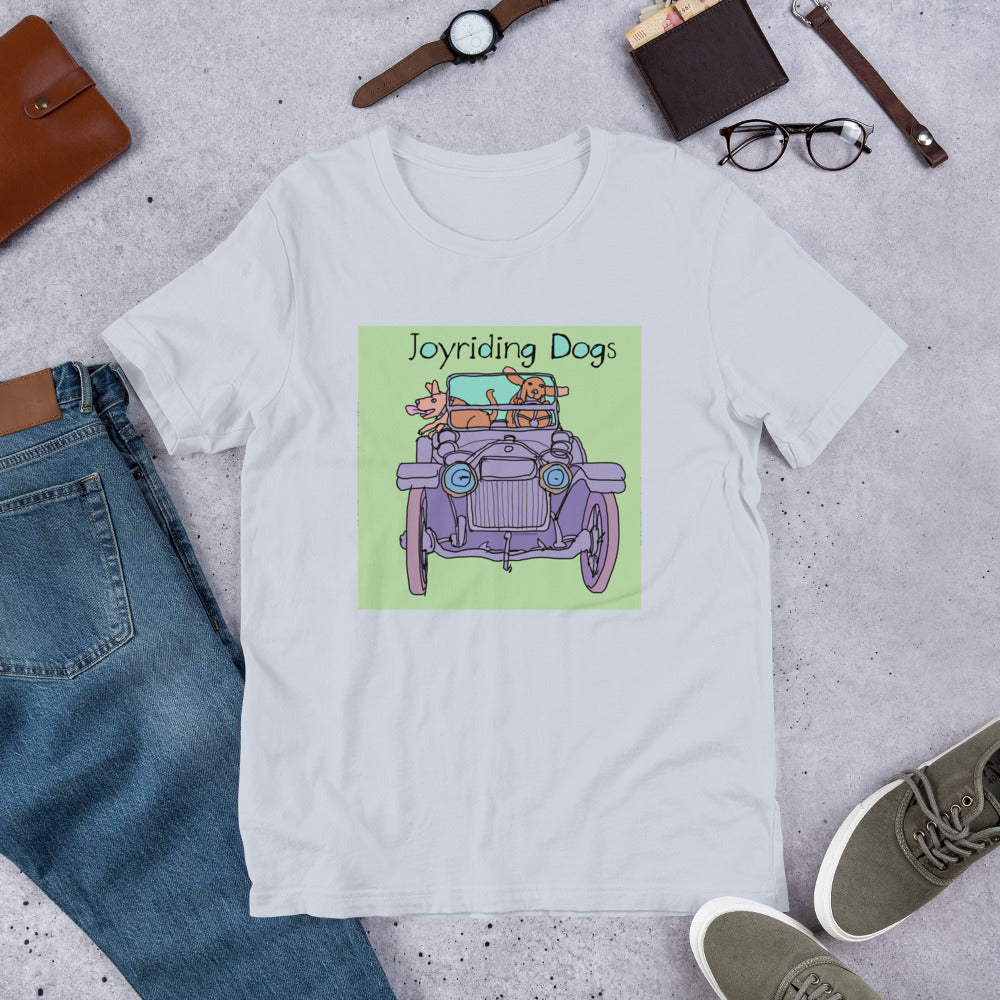 Joyriding Dogs - Violet Car - Unisex t-shirt