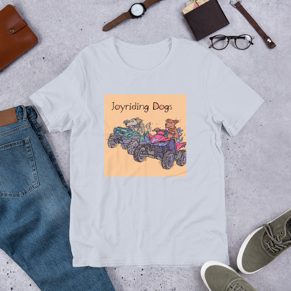 Joyriding Dogs - Two ATVs - Unisex t-shirt