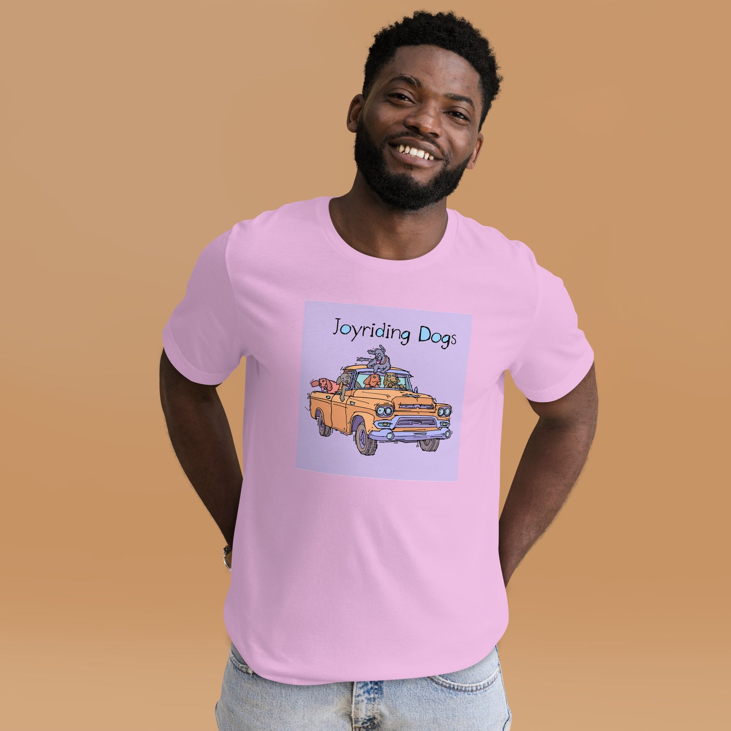 Joyriding Dogs - Yellow Pickup - Unisex t-shirt