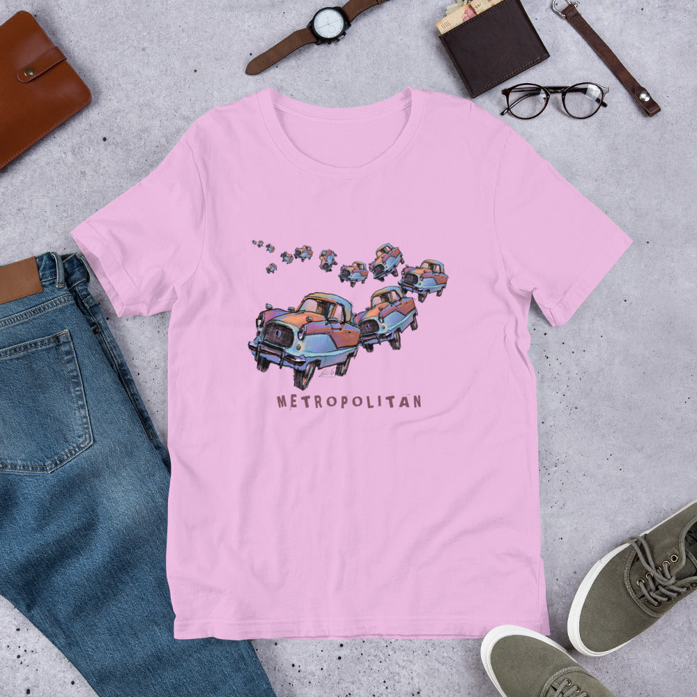 Metropolitan Car Parade - Dark Font - Unisex t-shirt