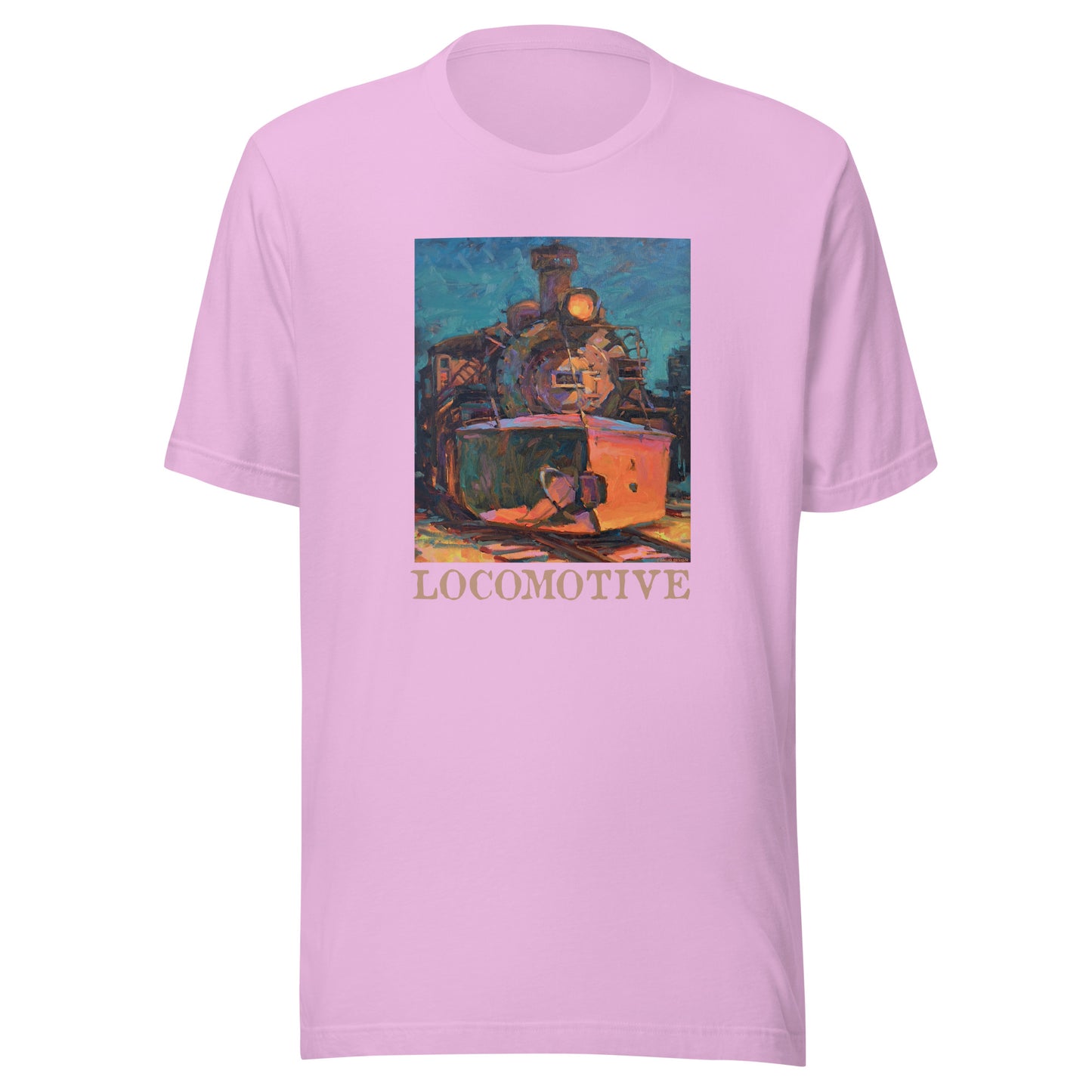 Cumbres Toltec Locomotive - text - Unisex t-shirt
