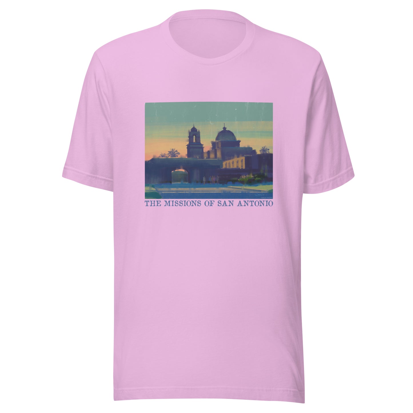 Missions of San Antonio - Dark Font - Unisex t-shirt