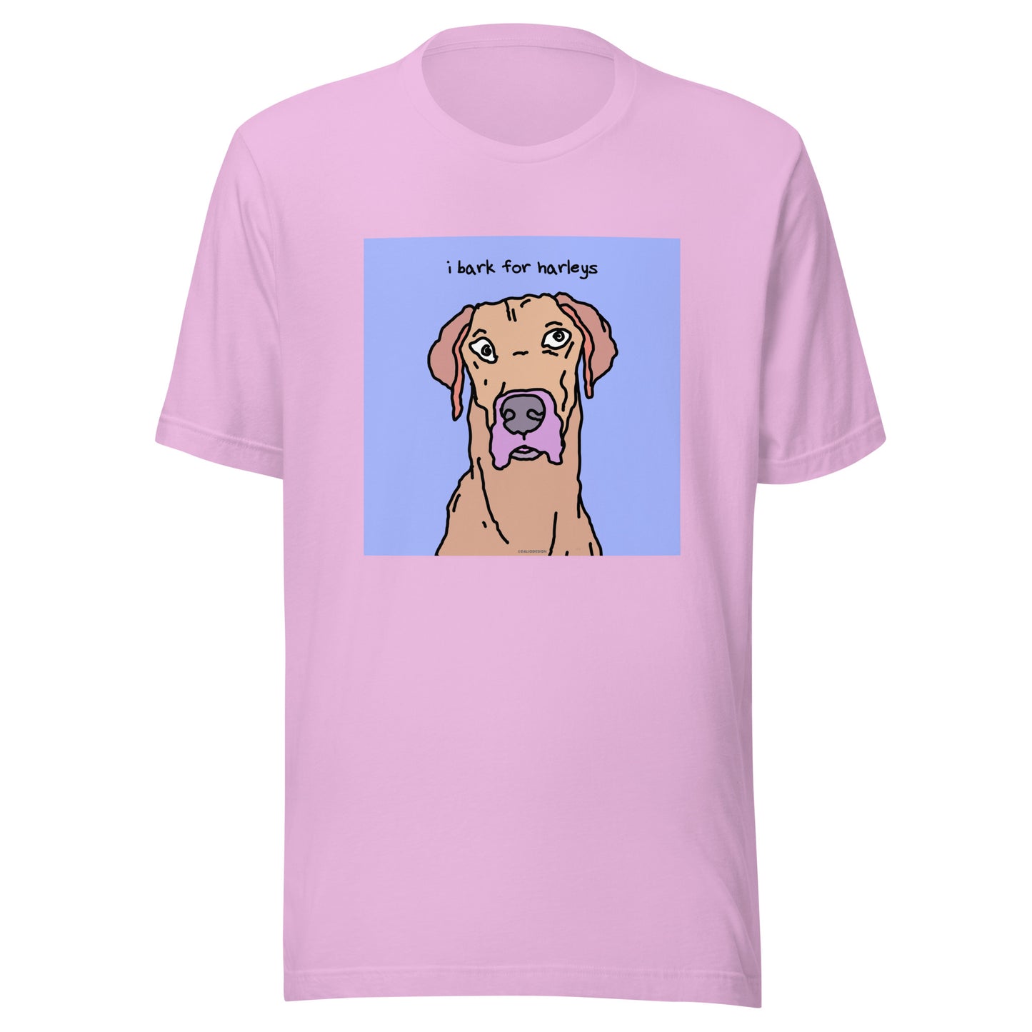 I Bark for Harleys - Unisex t-shirt