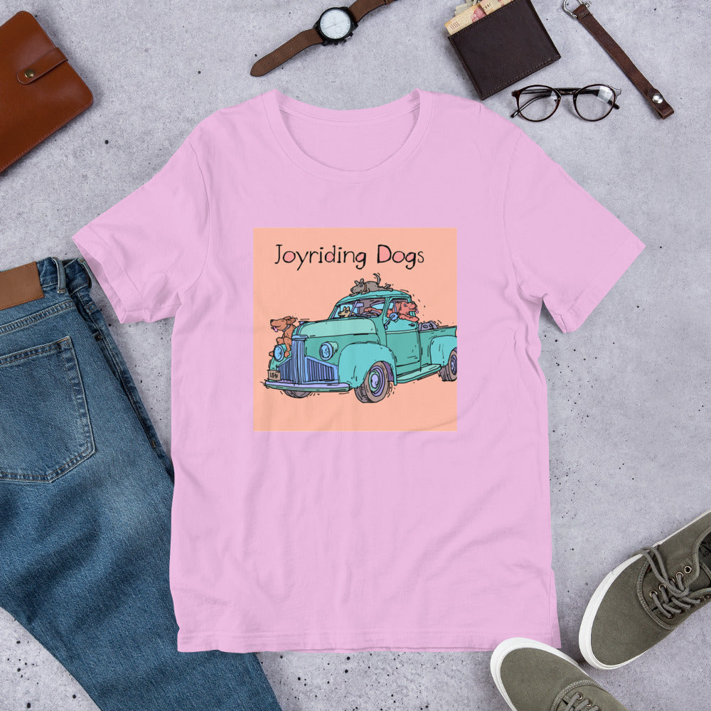 Joyriding Dogs - Green Pickup - Unisex t-shirt