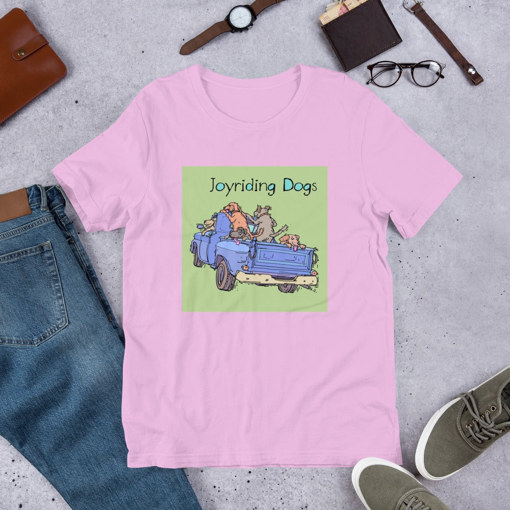 Joyriding Dogs - Blue Pickup - Unisex t-shirt