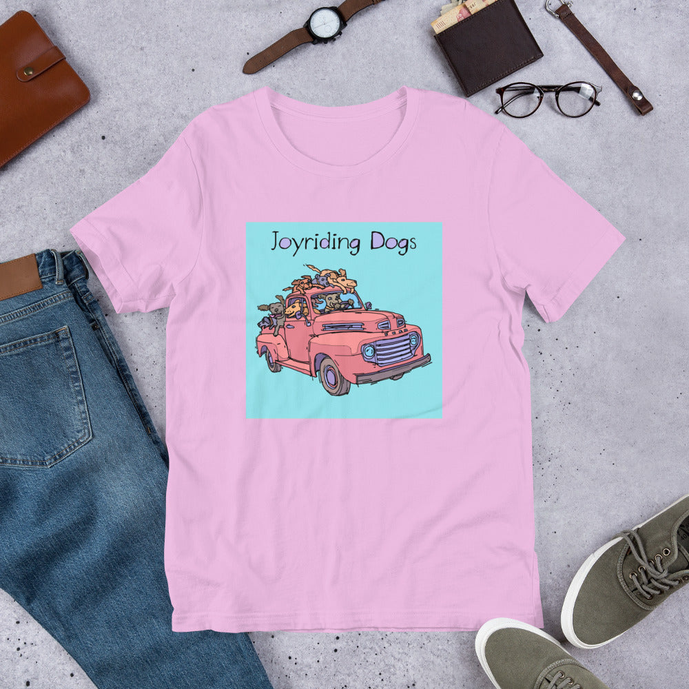 Joyriding Dogs - Red Pickup - Unisex t-shirt