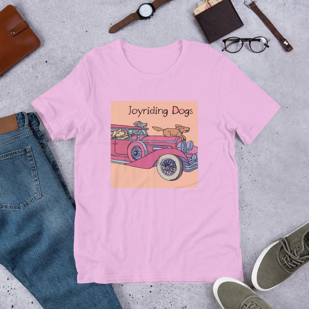 Joyriding Dogs - Red Duesenberg - Unisex t-shirt