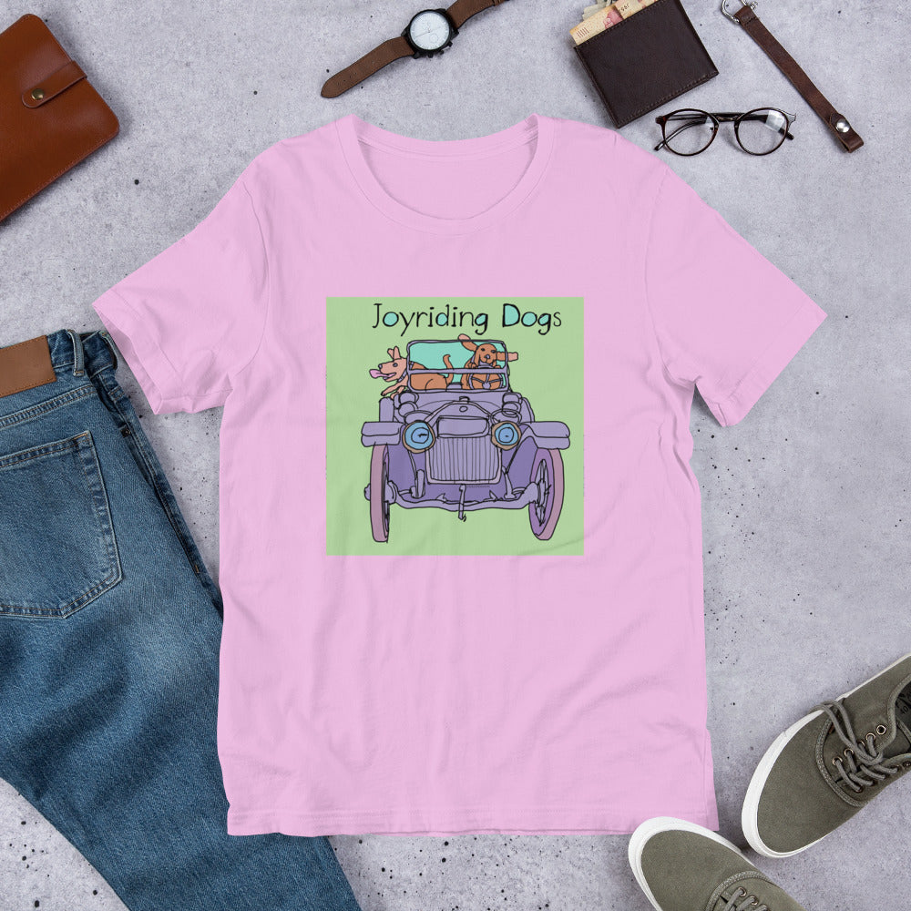 Joyriding Dogs - Violet Car - Unisex t-shirt