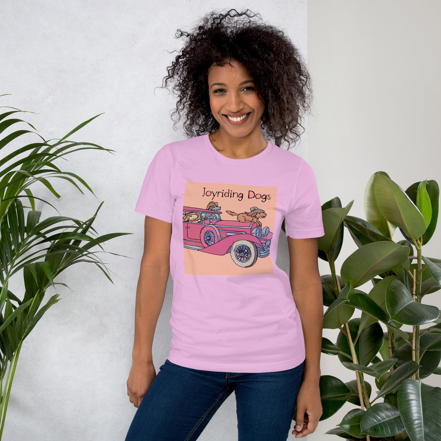 Cowboy Joyriding Dogs - Red Duesenberg - Unisex t-shirt