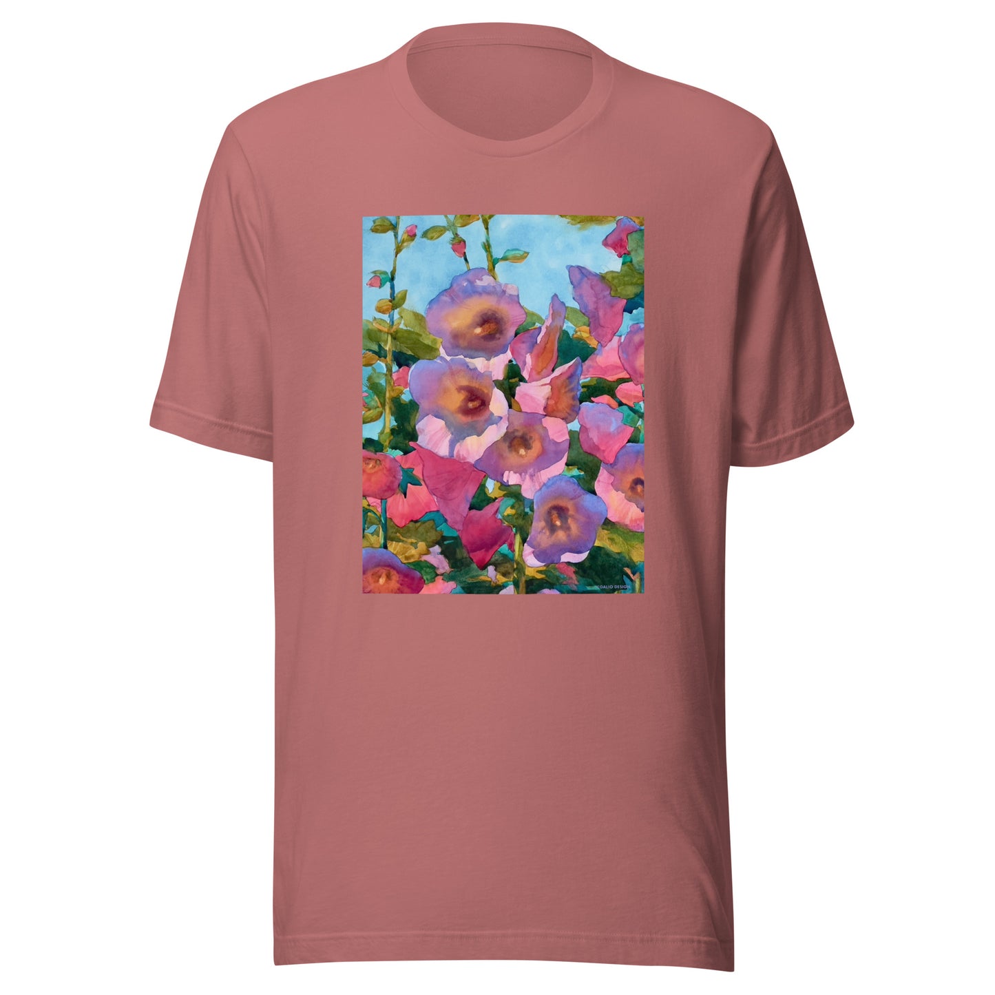 Hollyhocks - Unisex t-shirt