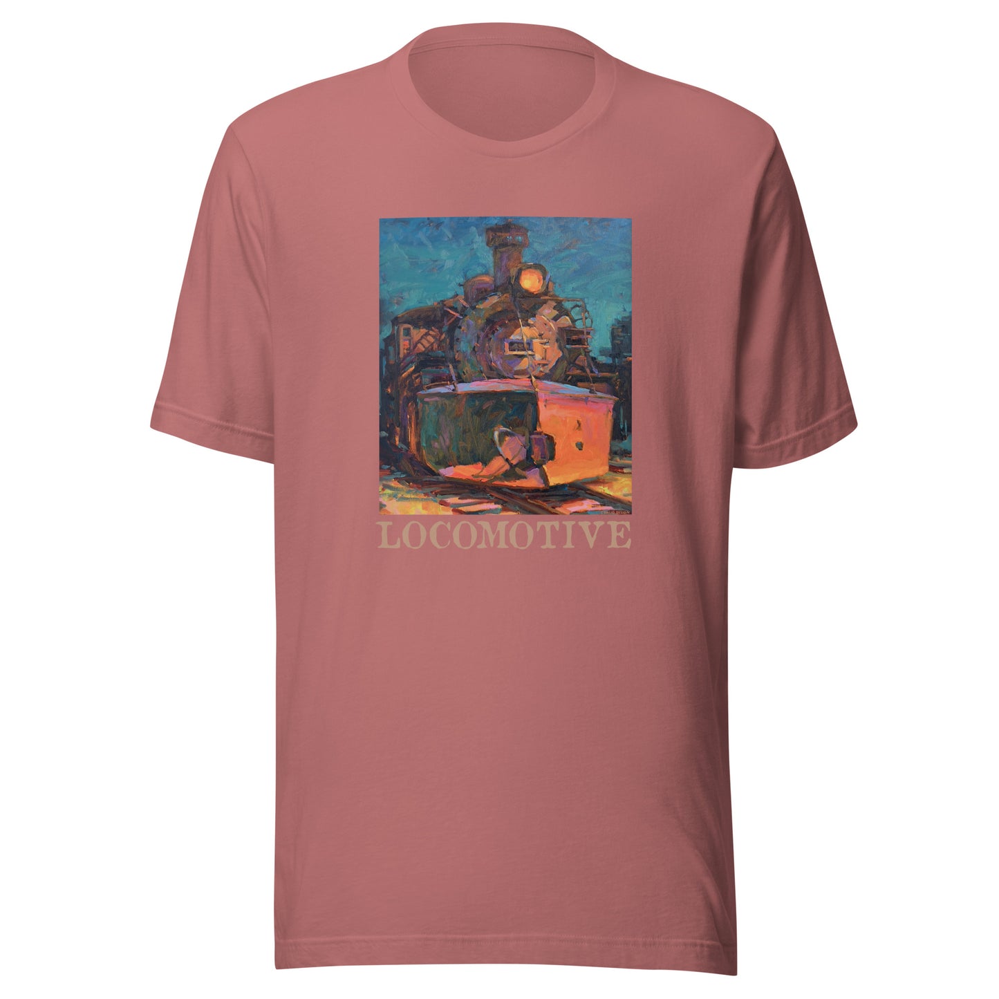 Cumbres Toltec Locomotive - text - Unisex t-shirt