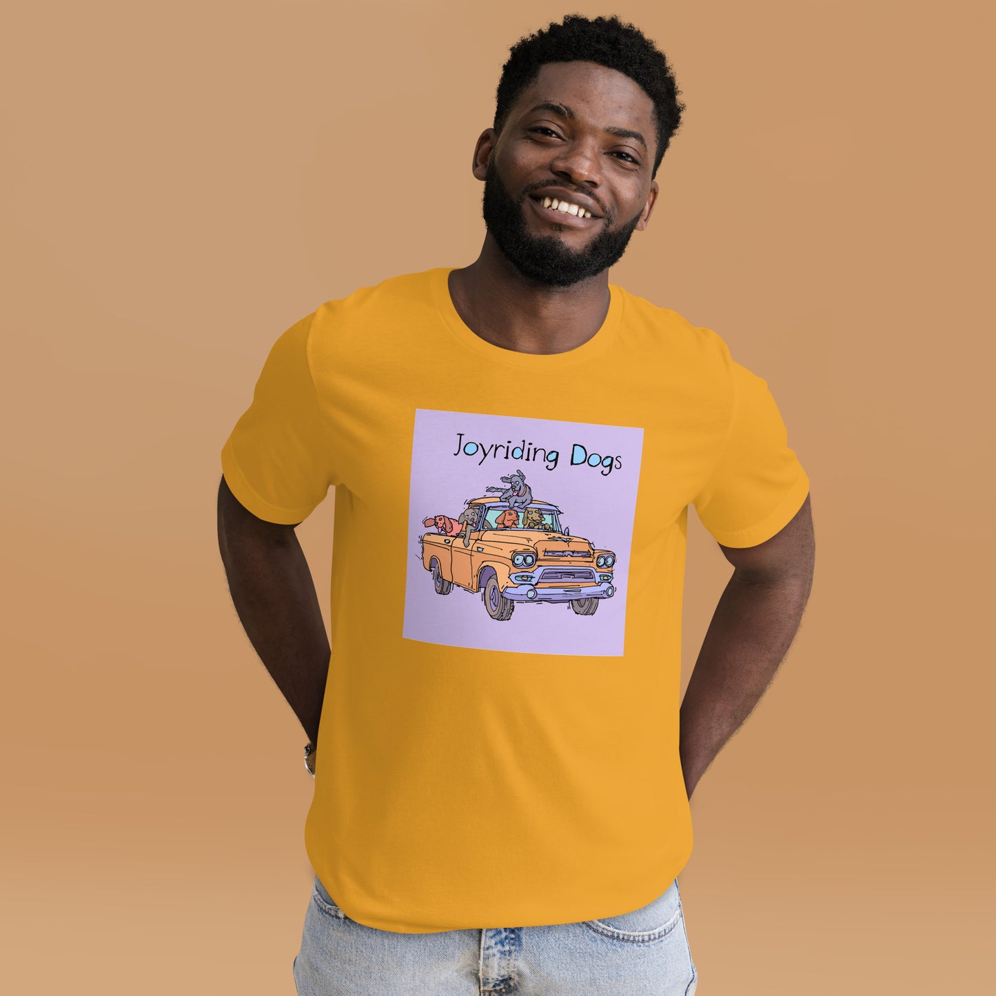 Joyriding Dogs - Yellow Pickup - Unisex t-shirt