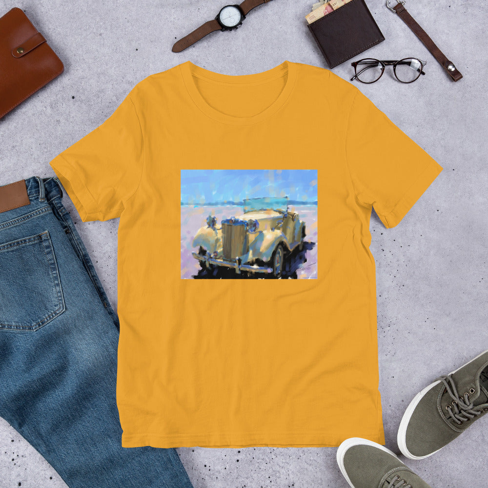 MG Car with background - Unisex t-shirt